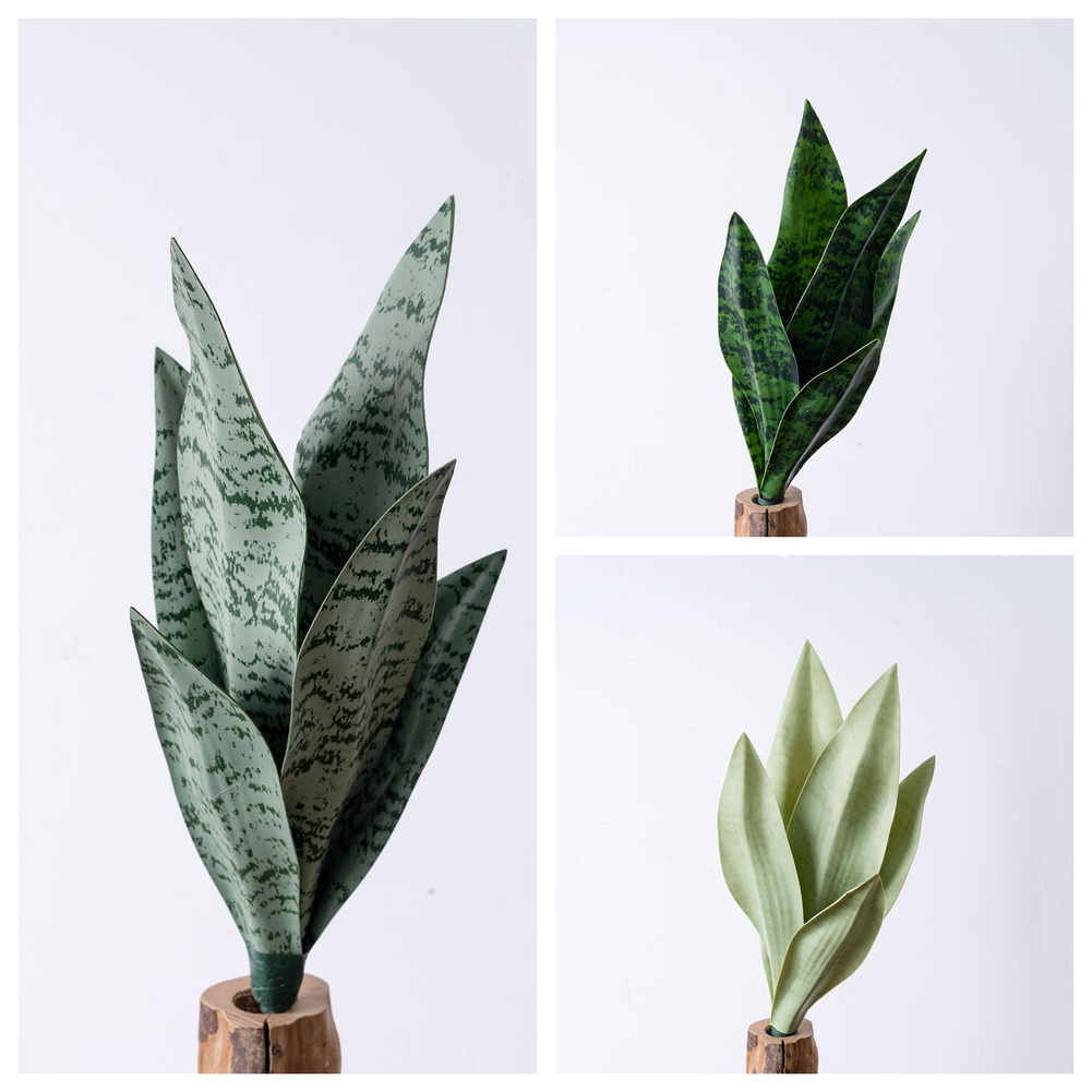 Snake Plant - Artificial PVC Snake Plant Fake Greenery