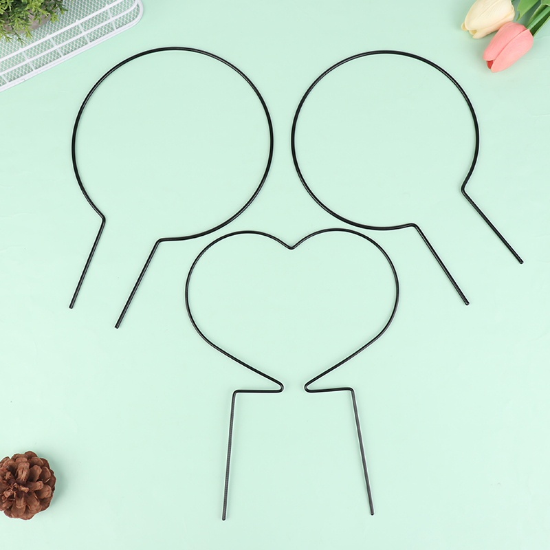2Pcs Iron Heart-Shaped Garden  - огляд і ціна Plant Support Stake
