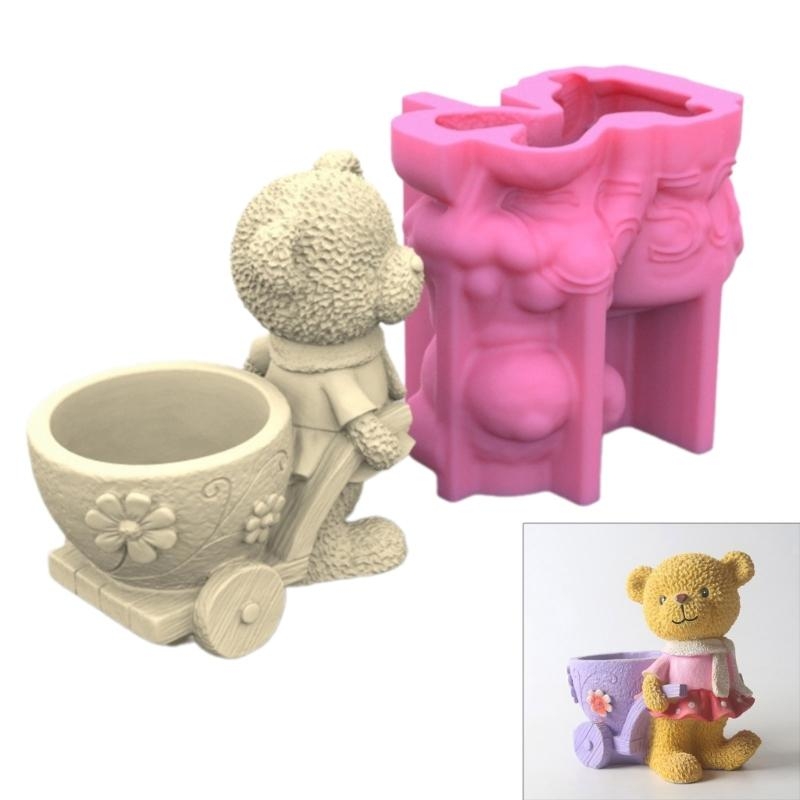 Lovely Bear Gypsum Silicone Mo - огляд і ціна Terracotta Pot