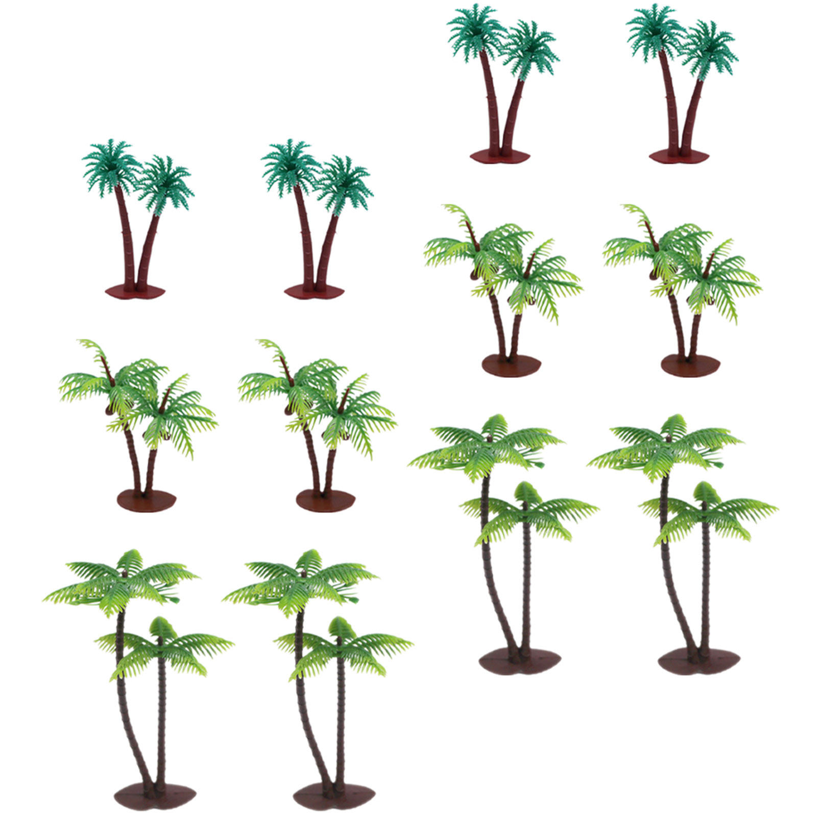 12Pcs Coconut Tree Simulation  - огляд і ціна Indoor Plants